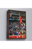 Ahşap Çerçeveli Michael Jordan Tablo-7818