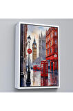 Ahşap Çerçeveli İngiltere Londra Şehir Manzarası-7841