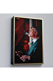Ahşap Çerçeveli Thomas Shelby - Tommy Shelby Tablo-7843