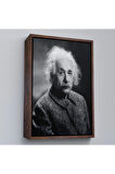 Ahşap Çerçeveli Albert Einstein Tablo-7845