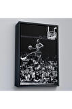 Ahşap Çerçeveli Michael Jordan Tablo-7851