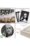 Ahşap Çerçeveli Godfather Mafya Tablo-7939