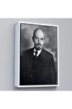Ahşap Çerçeveli Sovyet Lideri Vladimir Lenin Tablo-7944