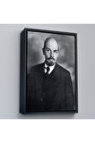 Ahşap Çerçeveli Sovyet Lideri Vladimir Lenin Tablo-7944