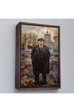 Ahşap Çerçeveli Sovyet Lideri Vladimir Lenin Tablo-7973