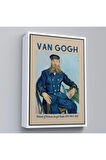 Ahşap Çerçeveli Vincent Van Gogh – Postacı Joseph Roulin’İn Portresi Tablo-8051