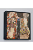 Ahşap Çerçeveli Gustav Klimt - Die Braut Unvollende Tablosu-8339