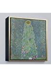 Ahşap Çerçeveli Gustav Klimt Ayçiçekleri Tablo-8356