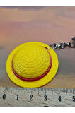 One Piece Monkey D. Luffy Hasır Şapka Anahtarlık