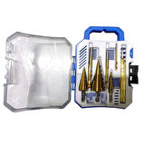 Çantalı 7 Parça Kademeli - Freze Matkap Ucu Seti