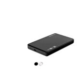 Hdd Kutu Usb2.0 Plastik Sata 2.5" Siyah - Beyaz HDX1757