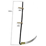 Günaş Komple Tırpan - Metal Saplı 6 Parça Set - Ahşap Elcik 70 cm