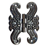 Dekoratif, Sac Kelebek Menteşe - Büyük, Eskitme, 100 Adet