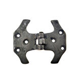 Antika Tarz Dekoratif Pirinç Fit Menteşe - 67 mm, Oksit