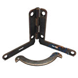 Makaslı Menteşe - 16x36x76mm, Oksit, 100 Adet