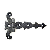 Antika Tarz Dekoratif Pirinç Kuyruklu Kelebek Menteşe - 63x100 Mm, Oksit