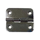 Havşalı Menteşe - Büyük, 25x30mm, Nikel, 1 Adet