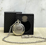 Özel Kutulu Dad (baba) Gümüş Köstekli Saat Alk4673