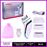 Profesyonel 3 Başlıklı Epilasyon Aleti