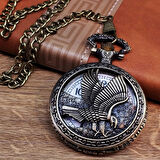 Kartal Tasarımlı Köstekli Saat