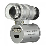 Iphone5 Için Uyumlu Kapaklı Lens Mikroskop Taşınabilir Mini Cep Boyutu Led Mikroskop No.9882ip5ii