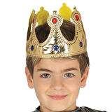 Altın Renk Eva Malzemeden İmal Çocuk Kral Tacı 57 Cm