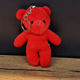 Hediyelik Kırmızı Tüllü Kese Ve Sevimli Ayıcık