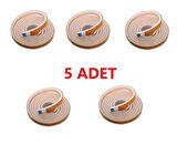 5 Adet 9 Metre Pencere Izolasyon Bandı Yapışkanlı Cam Yalıtım Süngeri Rüzgar Soğuk Kesici Pimapen Fitili