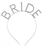 Bekarlığa Veda Mega Boy Kristal Taşlı Gümüş Bride Taç Gelin Tacı 20x21 Cm