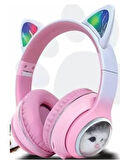 Subzero Sw-90 Catheadset 5.3 Wireless Katlanabilir Işıklı Bluetooth Kulaklık