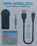 Subzero FM25 Mi̇ni̇ Wi̇reless Aux-Bluetootd Araç Ki̇ti̇