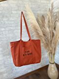 TOTE BAG NAKIŞLI ÇITÇITLI EL VE PLAJ ÇANTASI LAPTOP KİTAP HAVLU SIĞACAK BOYUTTADIR.
