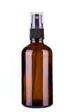 4 Adet 100 ml Amber Kapaklı Siyah Sprey 100 Cc Fısfıs Kolonya Dezenfektan Kahverengi Cam Şişe