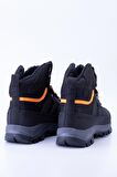 Unisex Thermo Taban İçi Kürklü Outdoor Ayakkabı T40 - Siyah Turuncu