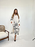 TUA MODA 6267 ELBİSE-EKRU