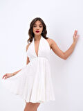 TUA MODA 6891 ELBİSE-BEYAZ
