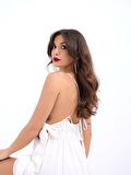 TUA MODA 6886 ELBİSE-EKRU