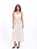 TUA MODA 6229 ELBİSE-BEJ