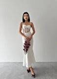 TUA MODA Begonia İp Askılı Elbise
