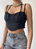 TUA MODA Elix Askılı Büstiyer Crop