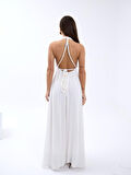 TUA MODA 6996 ELBİSE-EKRU