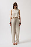 TUA MODA Yandan Bağlamalı Crop Bluz