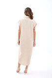 TUA MODA 7451 ELBİSE-BEJ