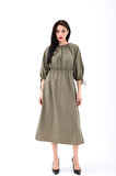 TUA MODA 6774 ELBİSE-HAKİ
