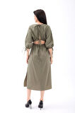 TUA MODA 6774 ELBİSE-HAKİ