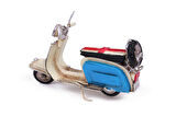 Dekoratif Metal Scooter Vintage Dekoratif Ev Ofis Hediyelik