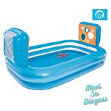 Havuz Büyük Top Oyunlu 237 Cm x 152 Cm - Mavi Su Dünyası