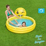 Havuz Çocuk Emojili 165 Cm x 69 Cm - Mavi Su Dünyası