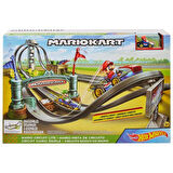 Hot Wheels Mario Kart Çılgın Dönüş Parkuru Yarış Seti- Mavi Su Dünyası