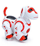 Müzikli Pilli ve Işıklı Robot Kırmızı Renkli Köpek - Mavi Su Dünyası